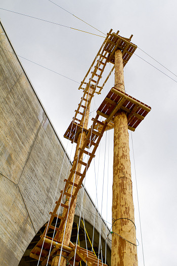 Start-Turm der Seilbahn