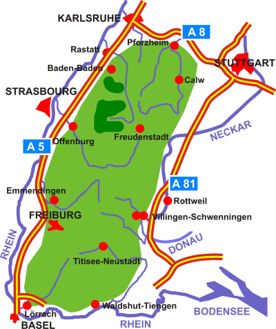 Karte Nationalpark