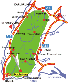 Schwarzwald-Karte Dachsberg