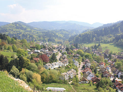 Blick auf Sulzburg