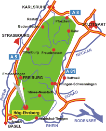 Schwarzwald-Karte Häg-Ehrsberg