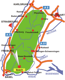Schwarzwald-Karte Ibach