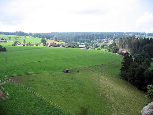 Aussicht von der Burg Waldau