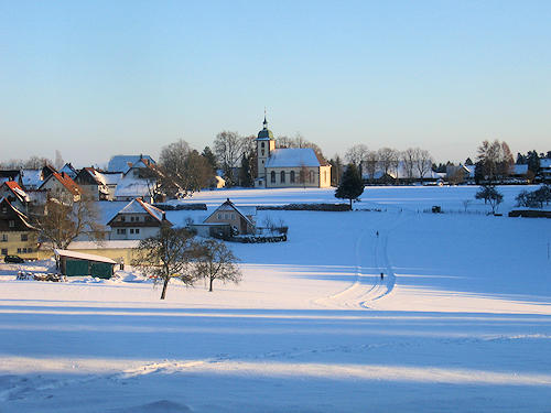 Winter im Teilort Schömberg