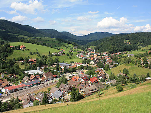 Blick auf Oberharmersbach