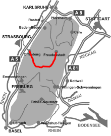 Karte Kinzigtal-Radweg