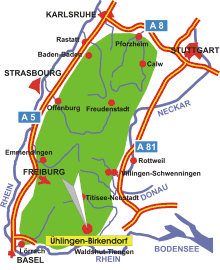 Schwarzwald-Karte Ühlingen-Birkendorf